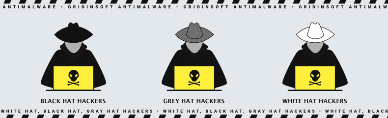 Hackeurs White Hat, Black Hat, Gray Hat