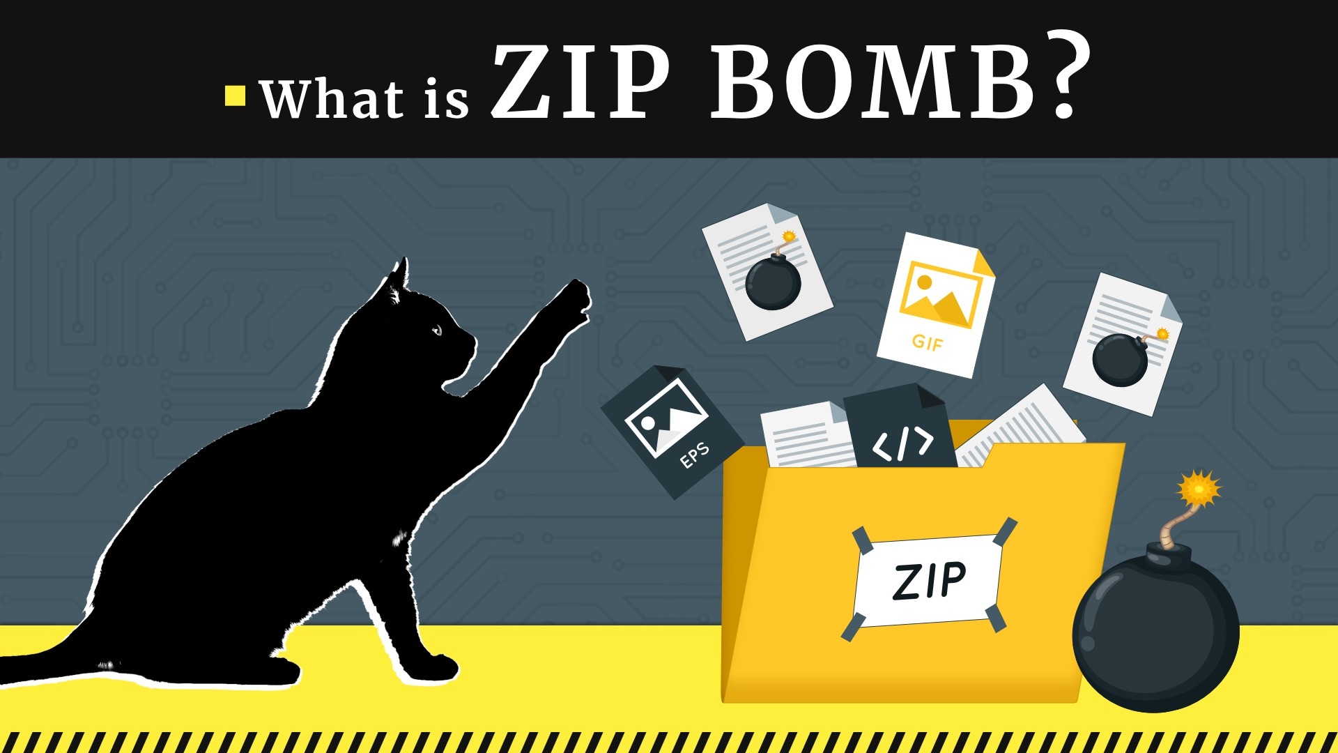 Qu'estce qu'une bombe Zip? Définition, Comment ça fonctionne? Gridinsoft