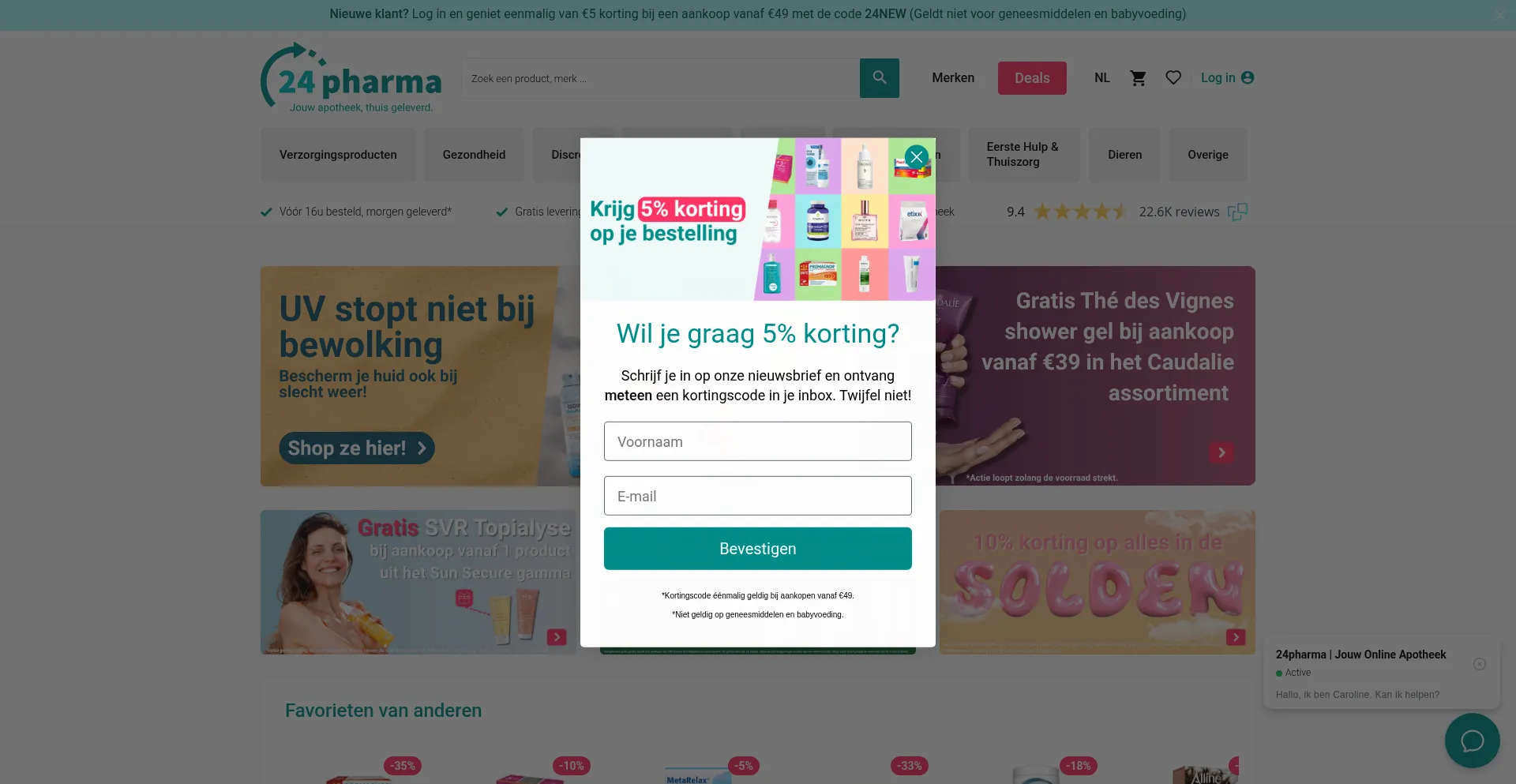 24pharma.be Screenshot
