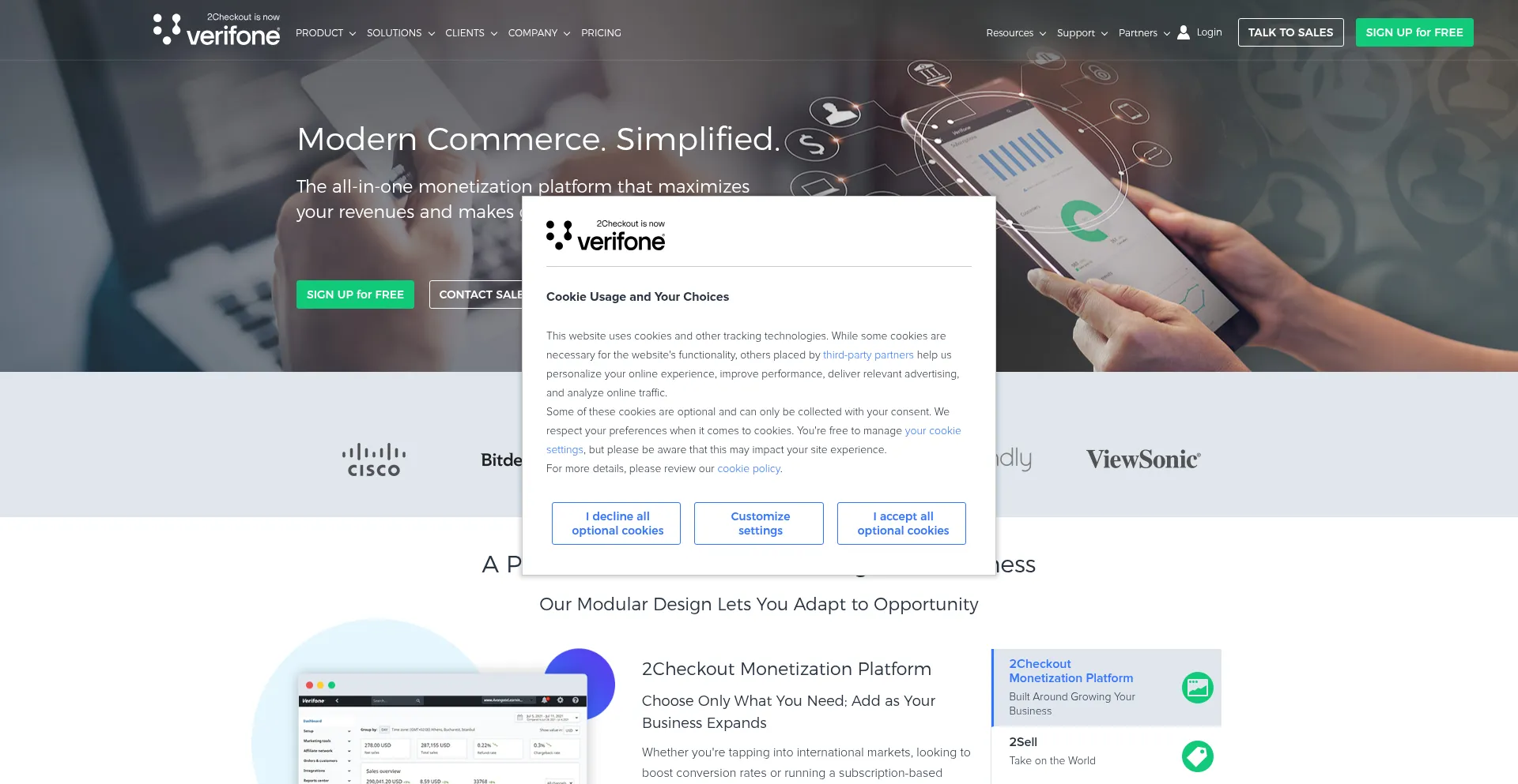 2checkout.com Screenshot
