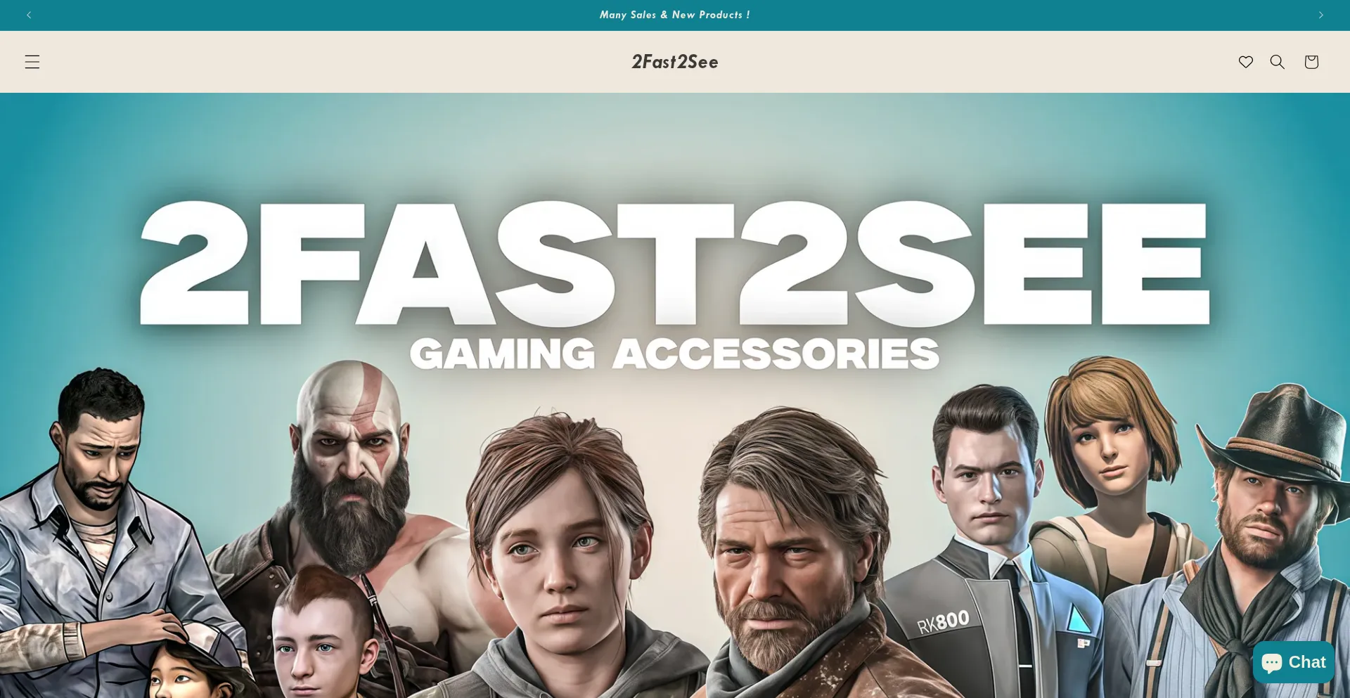 Website screenshot of 2fast2see.co