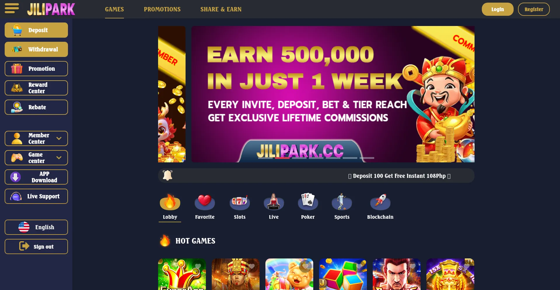 Website screenshot of 435jilipark.com