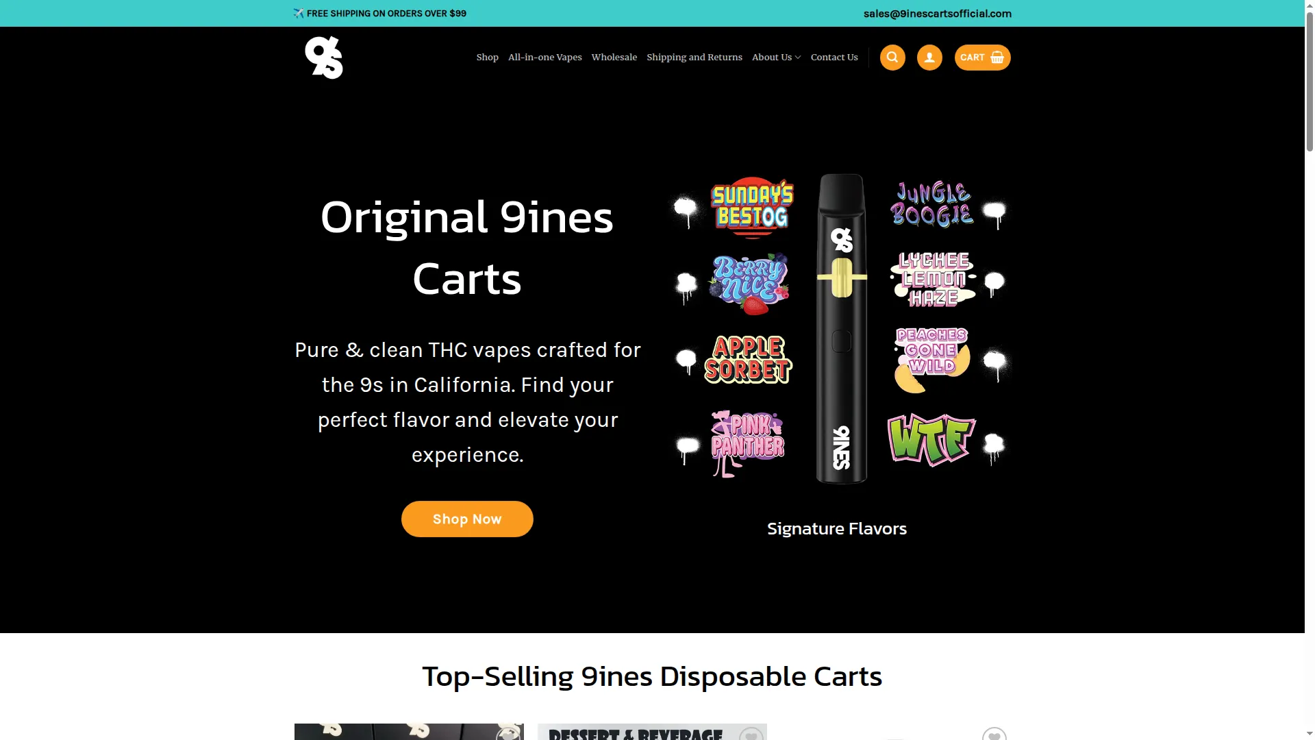 9inescartsofficial.com