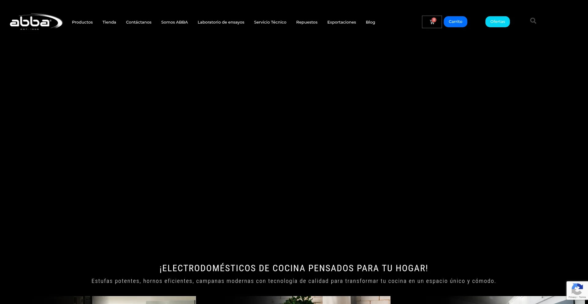 Website screenshot of Abba.com.co