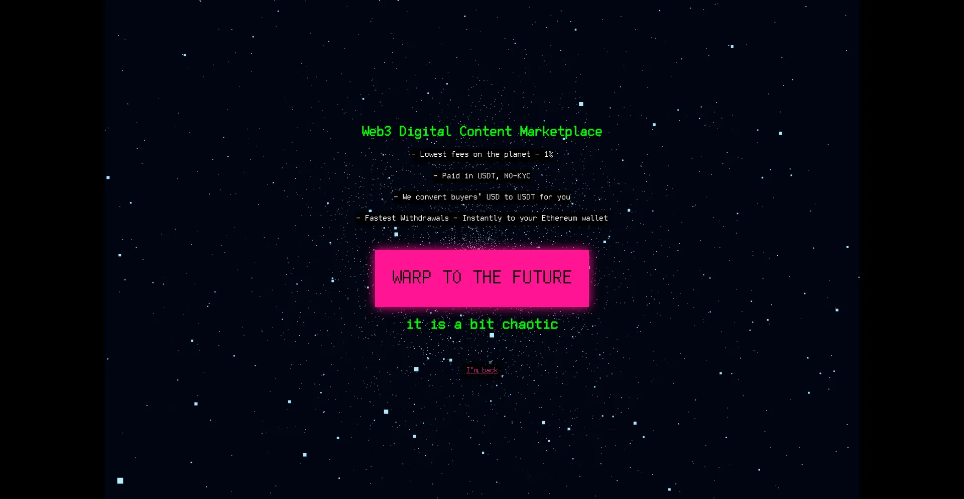 Website screenshot of Abitchaotic.com