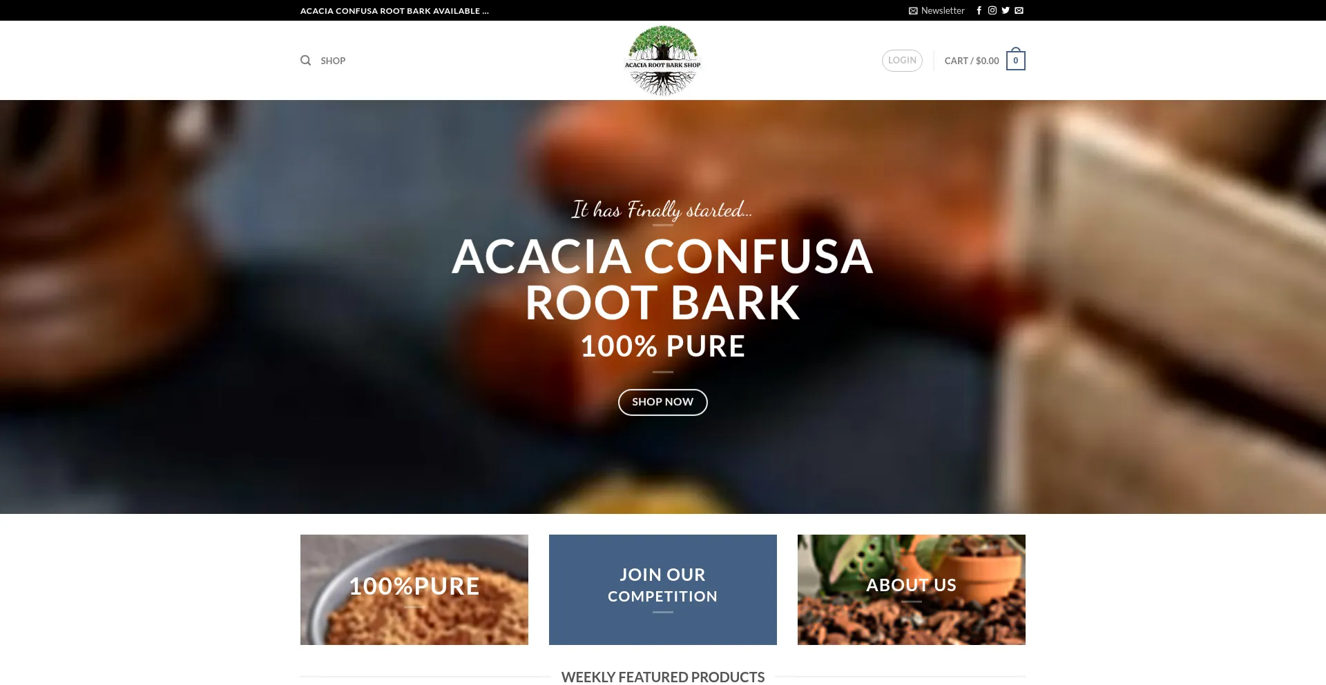 Acaciarootbarkshop.com est-il Sûr et Fiable ?