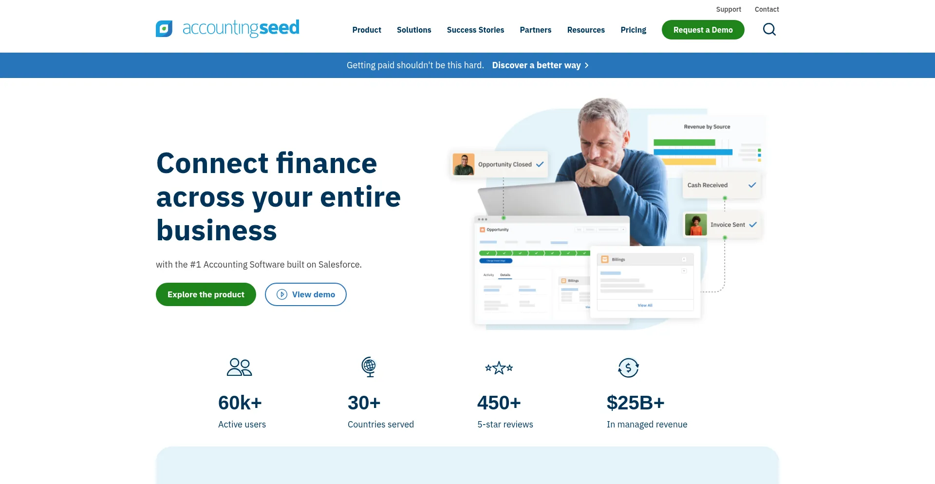 Website screenshot of Accountingseed.com