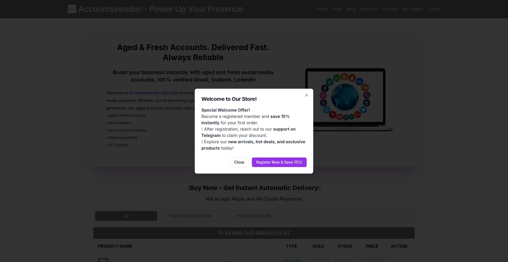 Accountsvendor.com