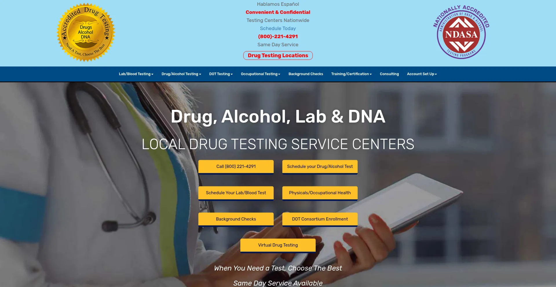 Accrediteddrugtesting.com est-il Sûr et Fiable ?