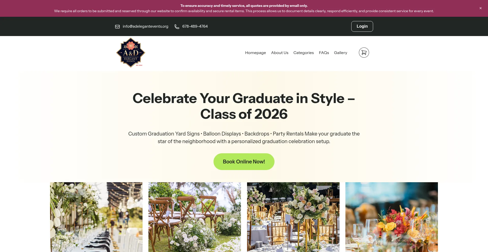 Adelegantevents.com