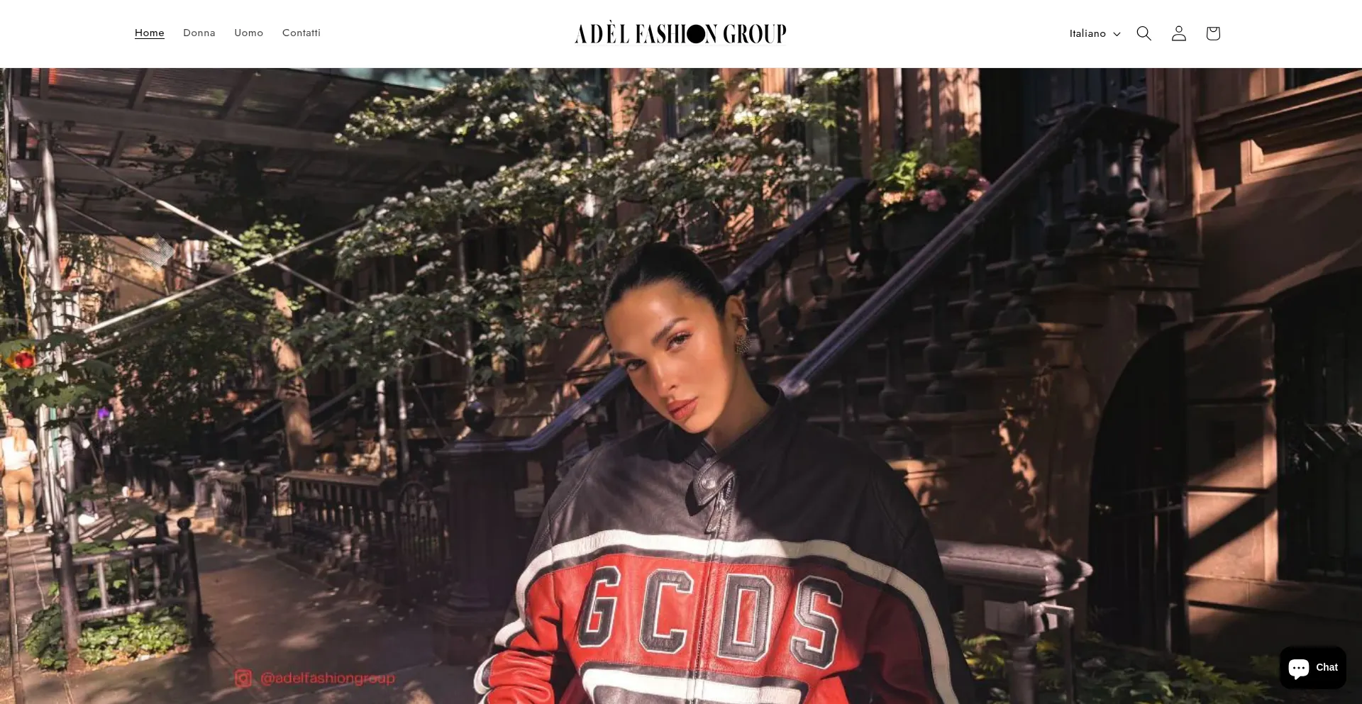 Website screenshot of Adelfashiongroup.com