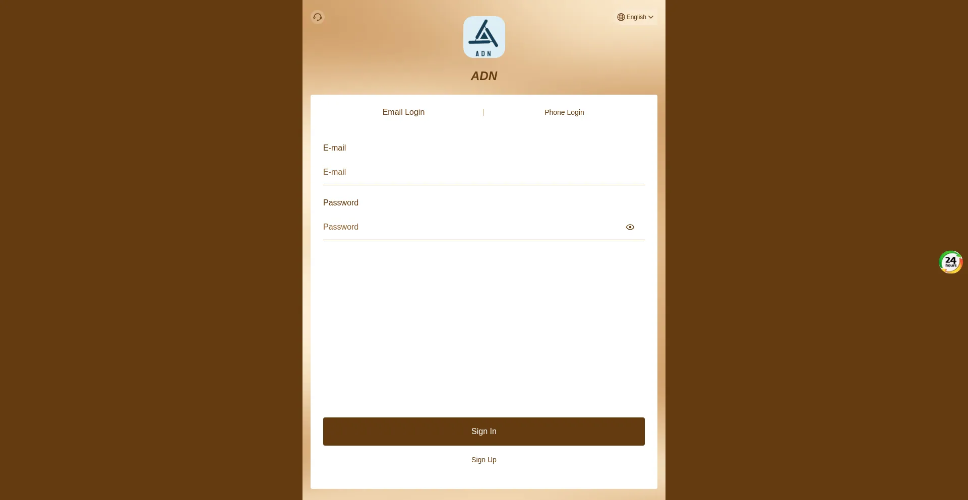 Website screenshot of Adnssl.vip