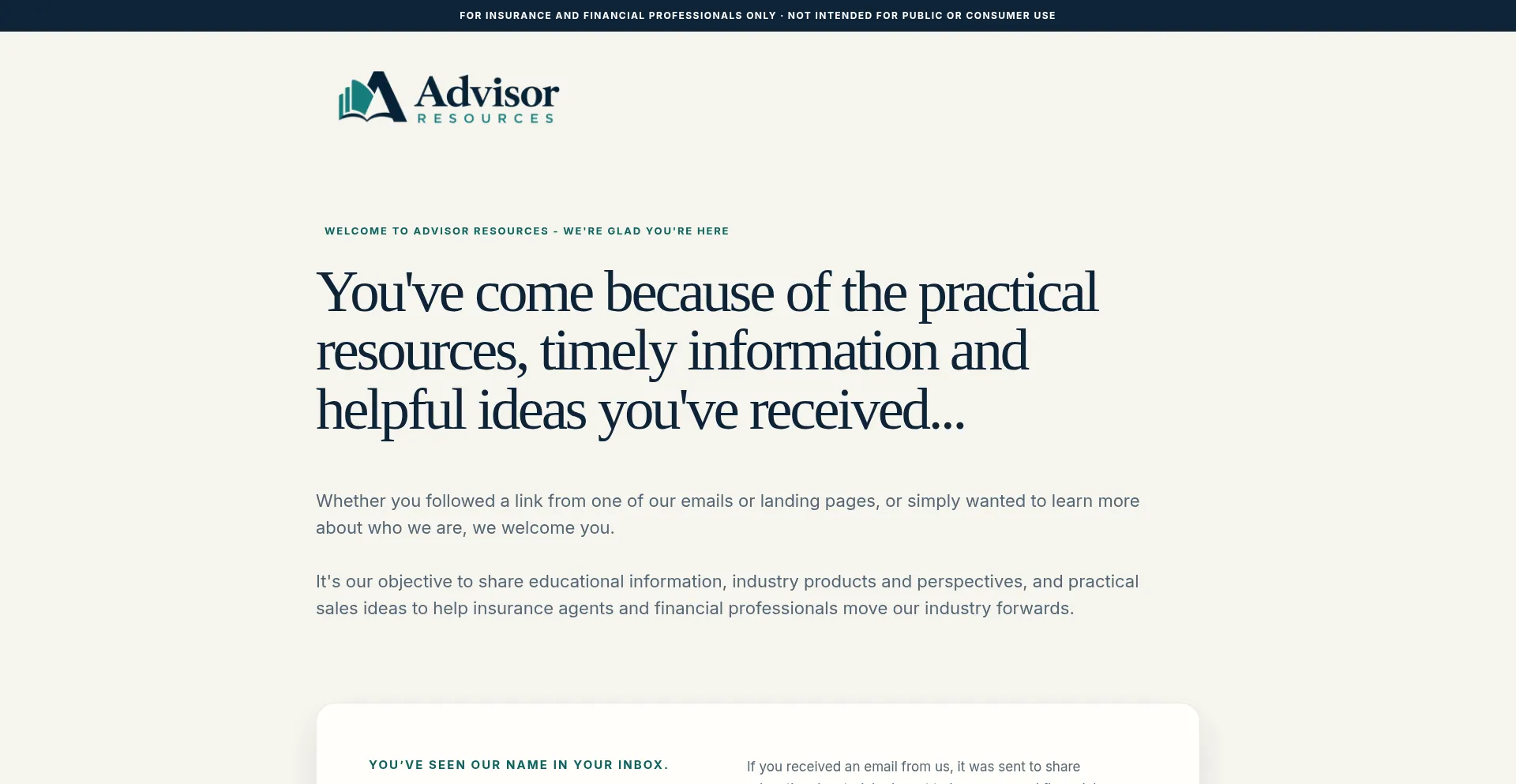 Advisor-resources.com