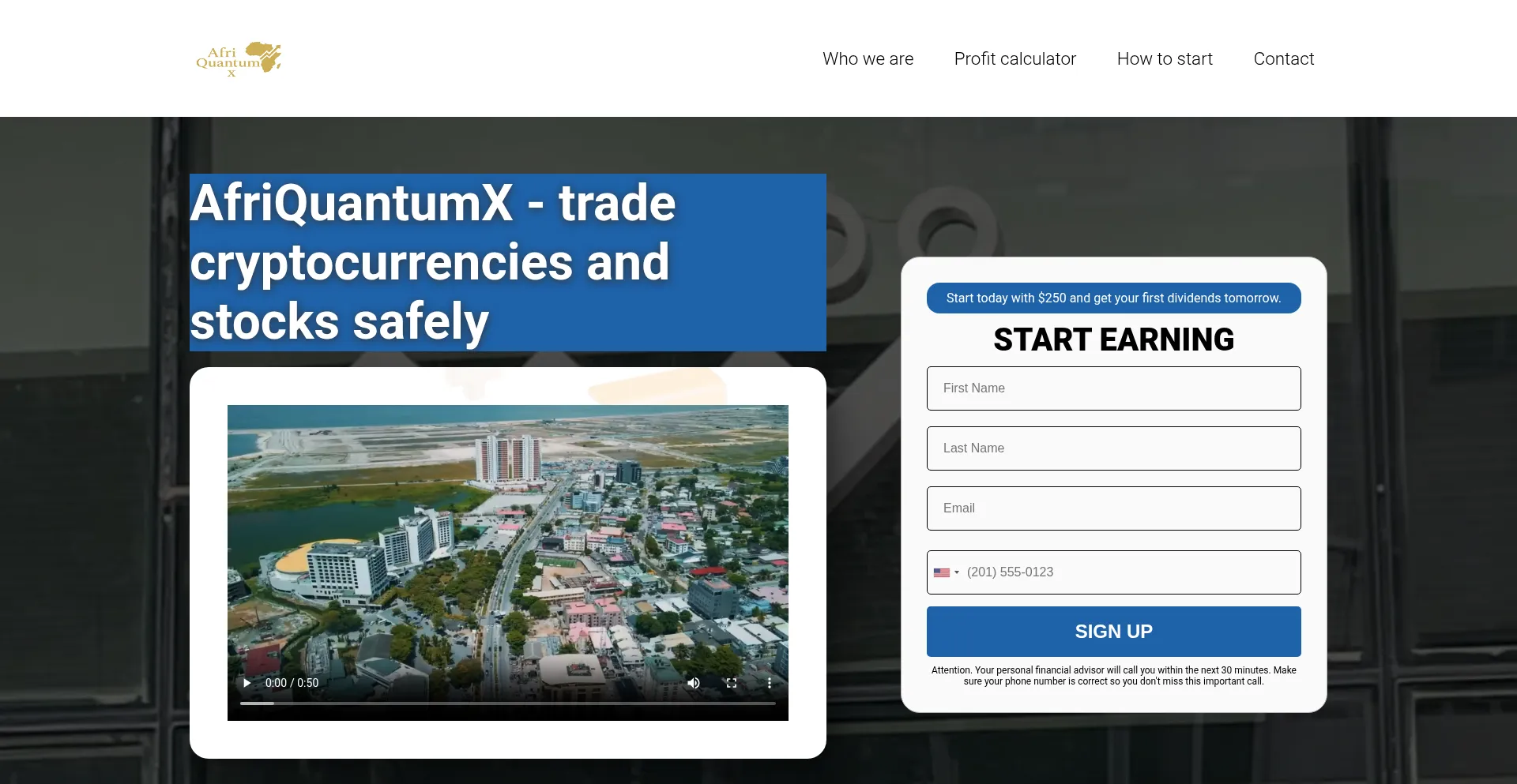 Afriquantumx.com est-il Sûr et Fiable ?