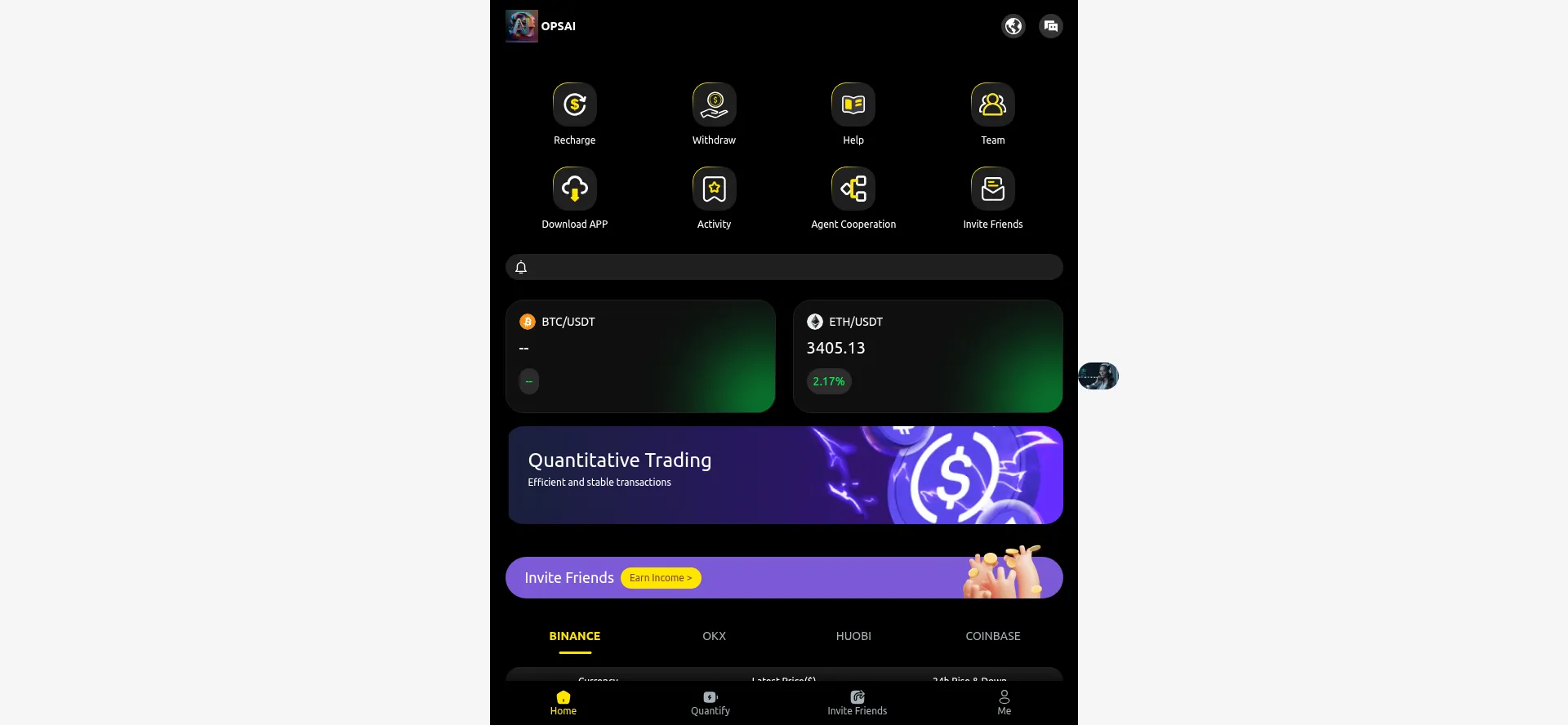 Website screenshot of Ai-opsai.com