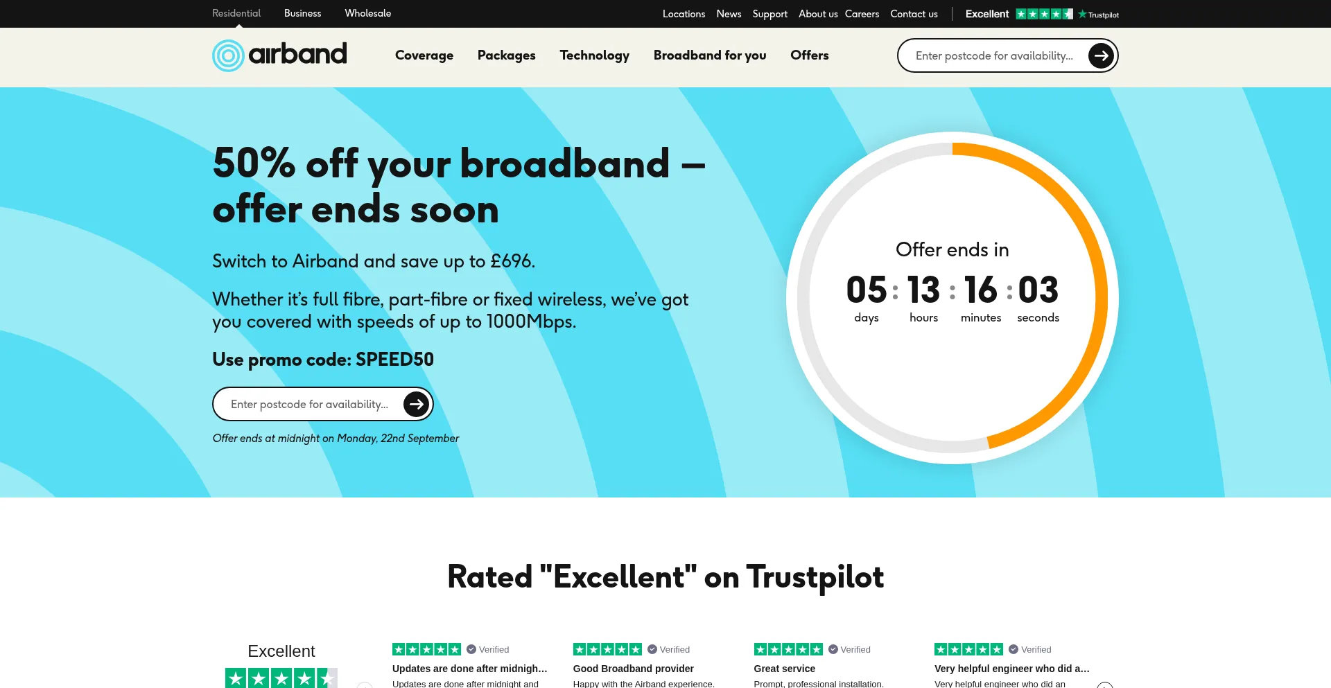 Airband.co.uk est-il Sûr et Fiable ?