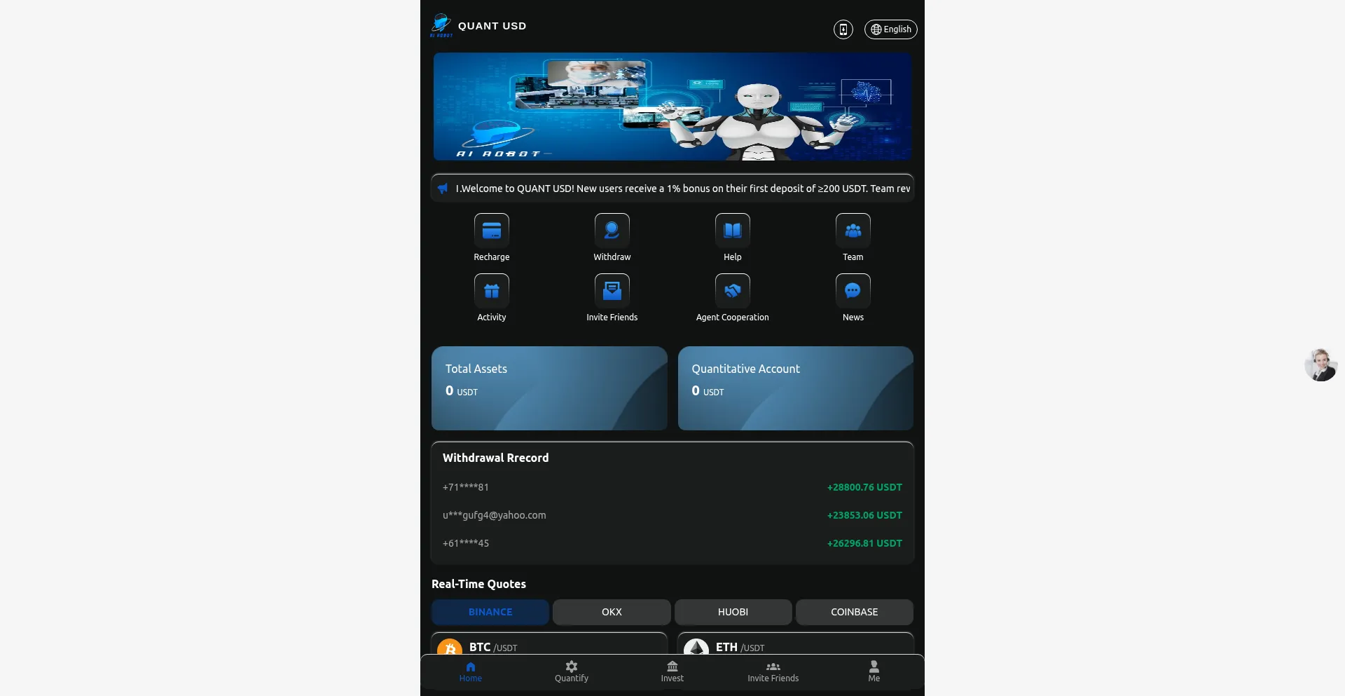 Website screenshot of Airobot18.com