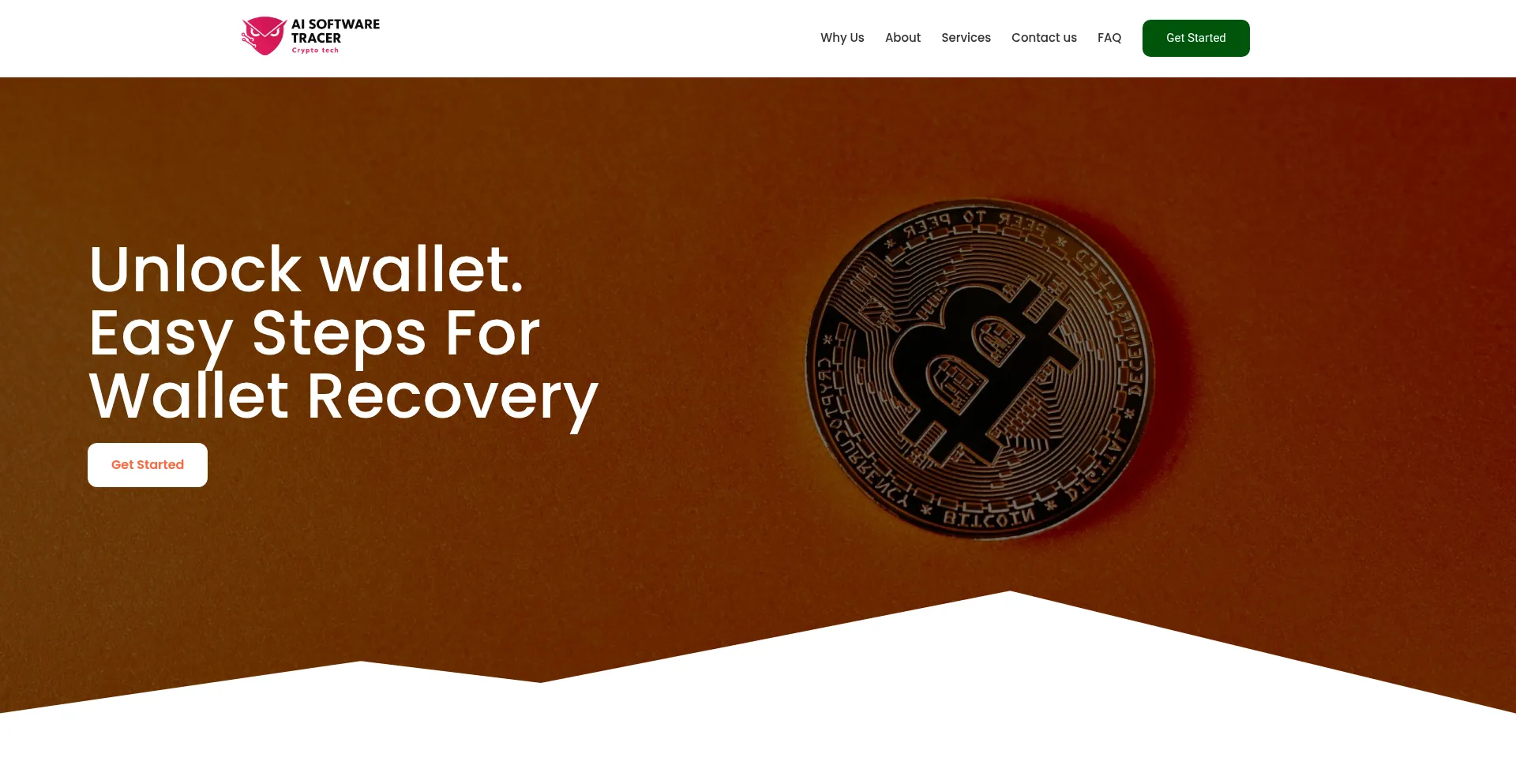 Website screenshot of Aisoftwaretracer.com