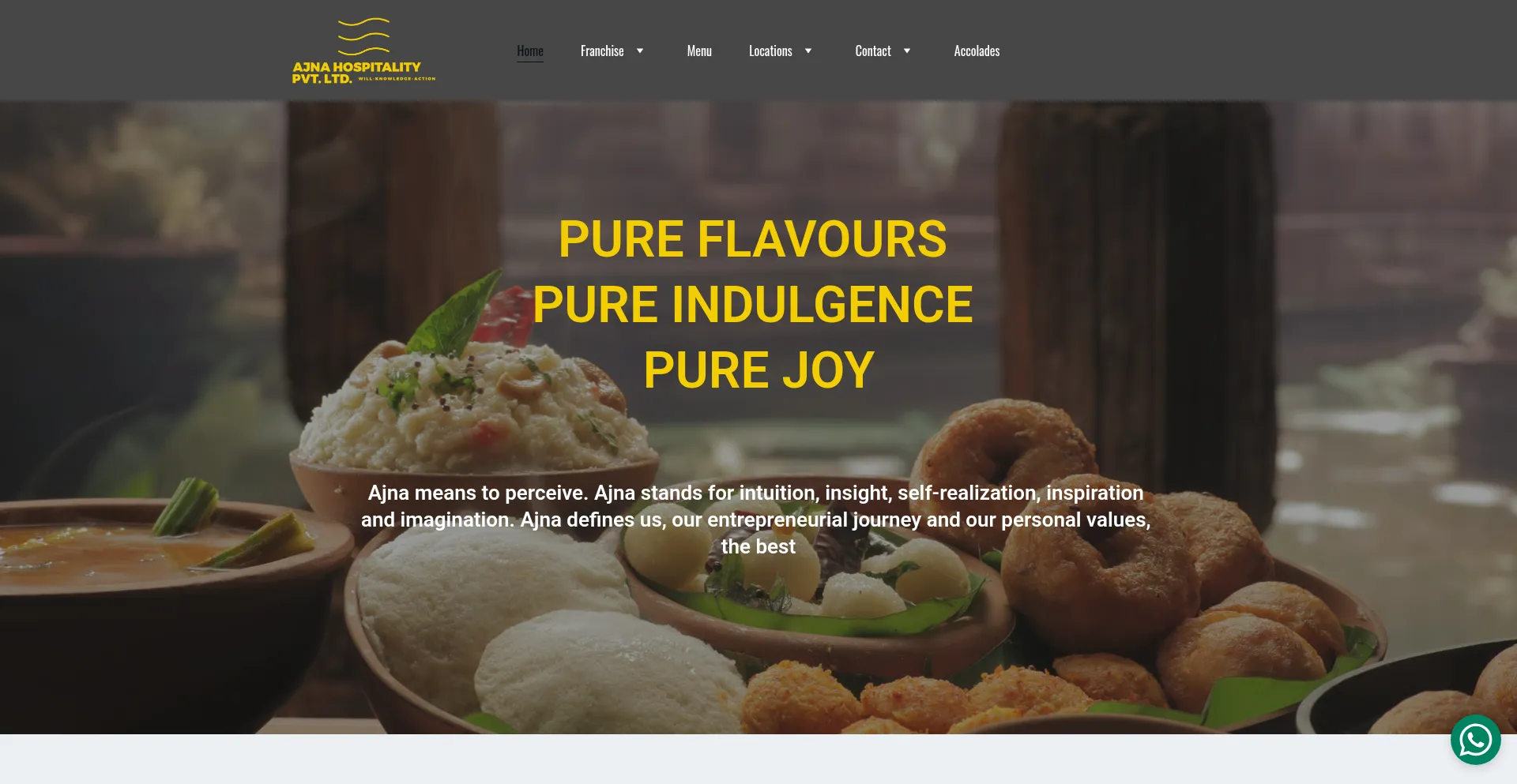 Website screenshot of Ajnaonline.com