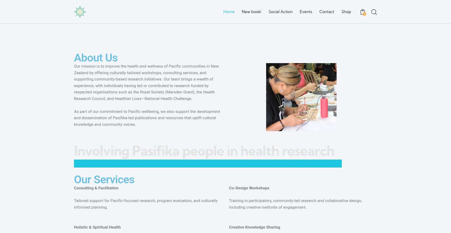 Website screenshot of Alalemanuia.org