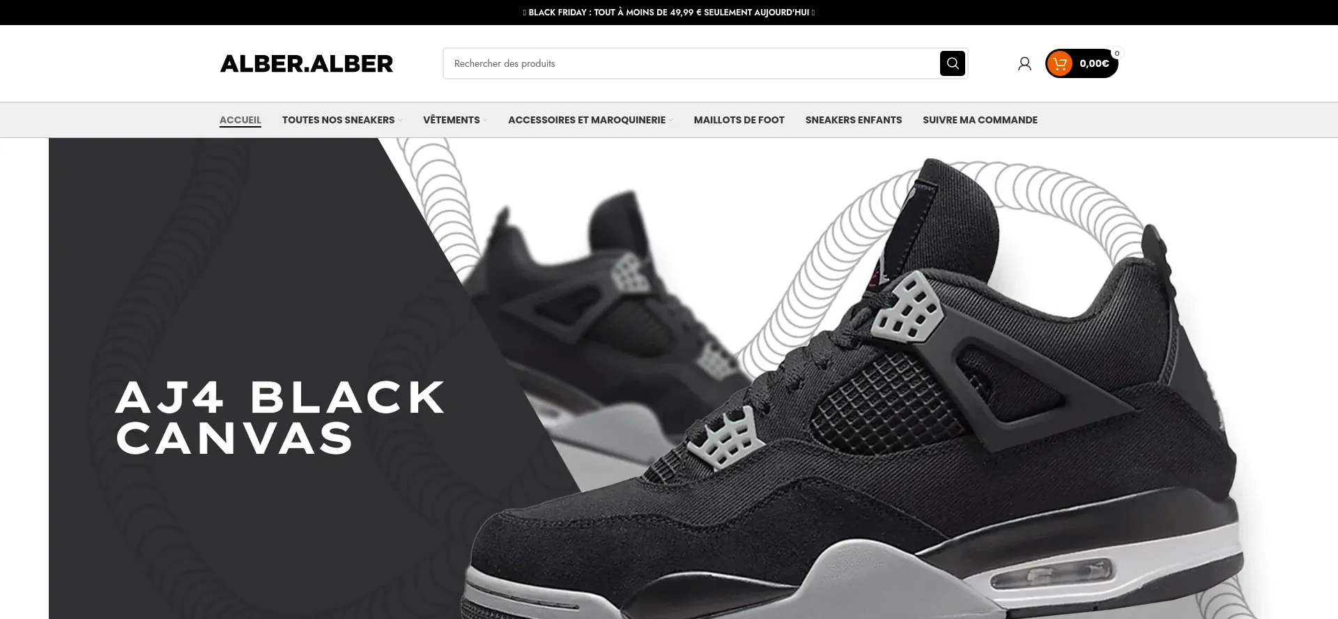 Website screenshot of Alber-alber.com