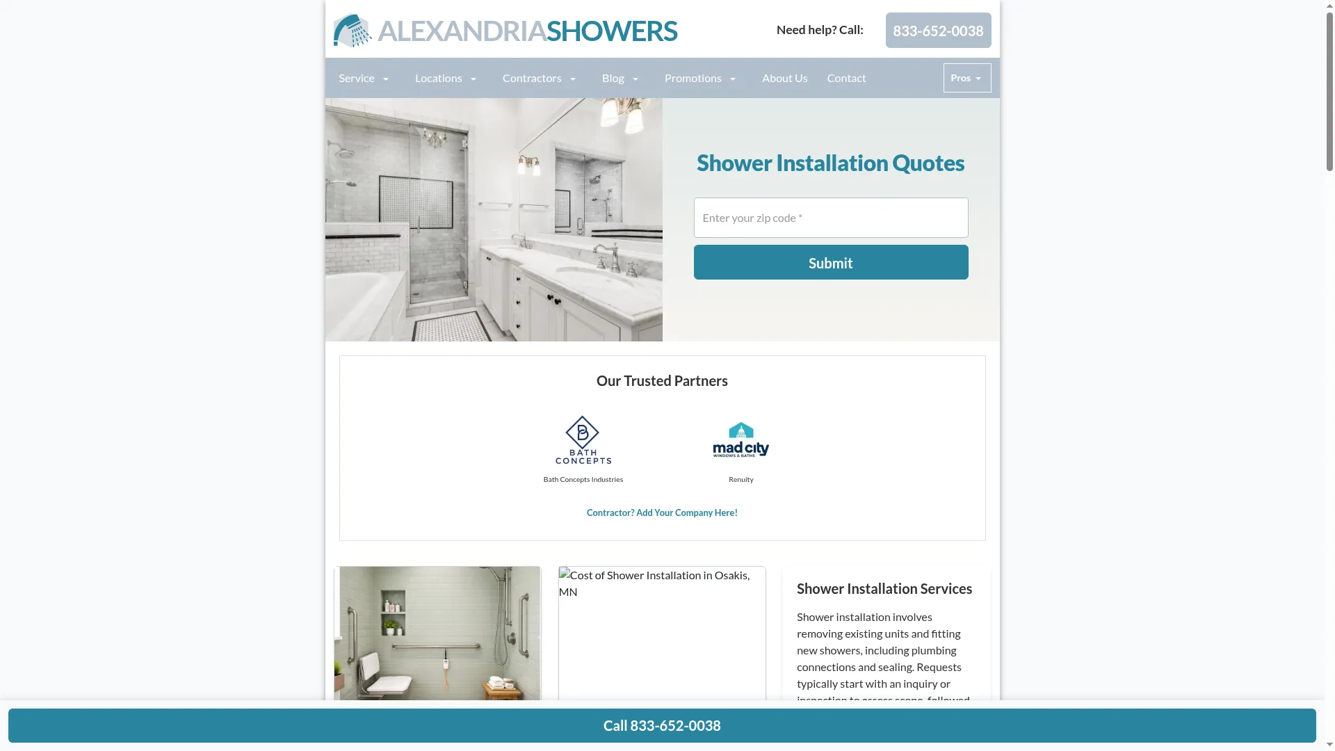 Alexandriashowers.com