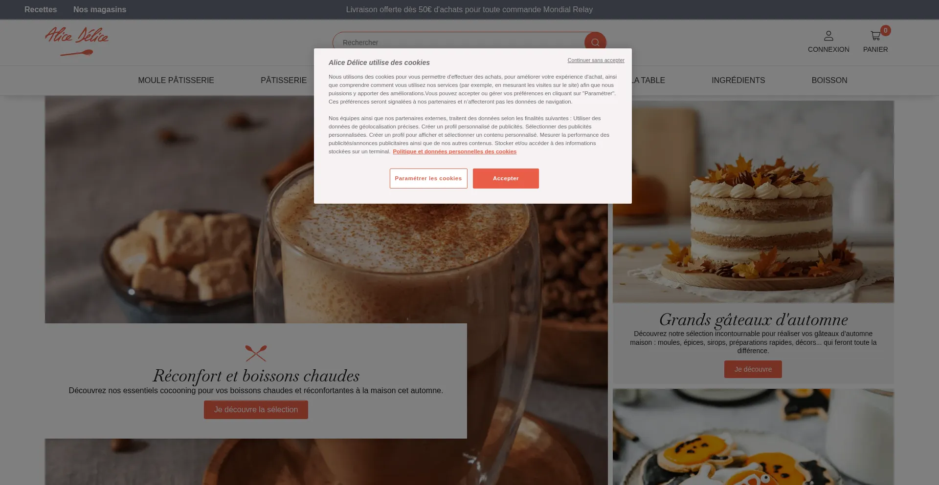 Alicedelice.com Screenshot