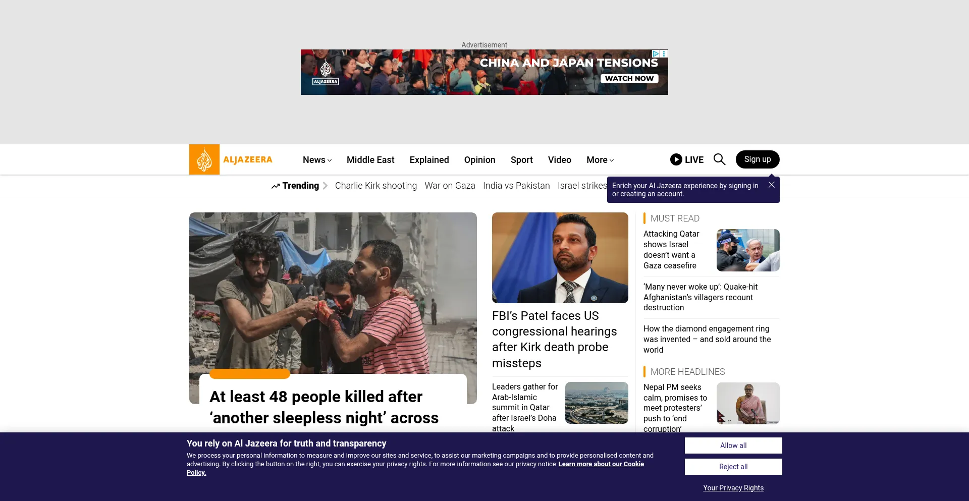 Aljazeera.com est-il Sûr et Fiable ?
