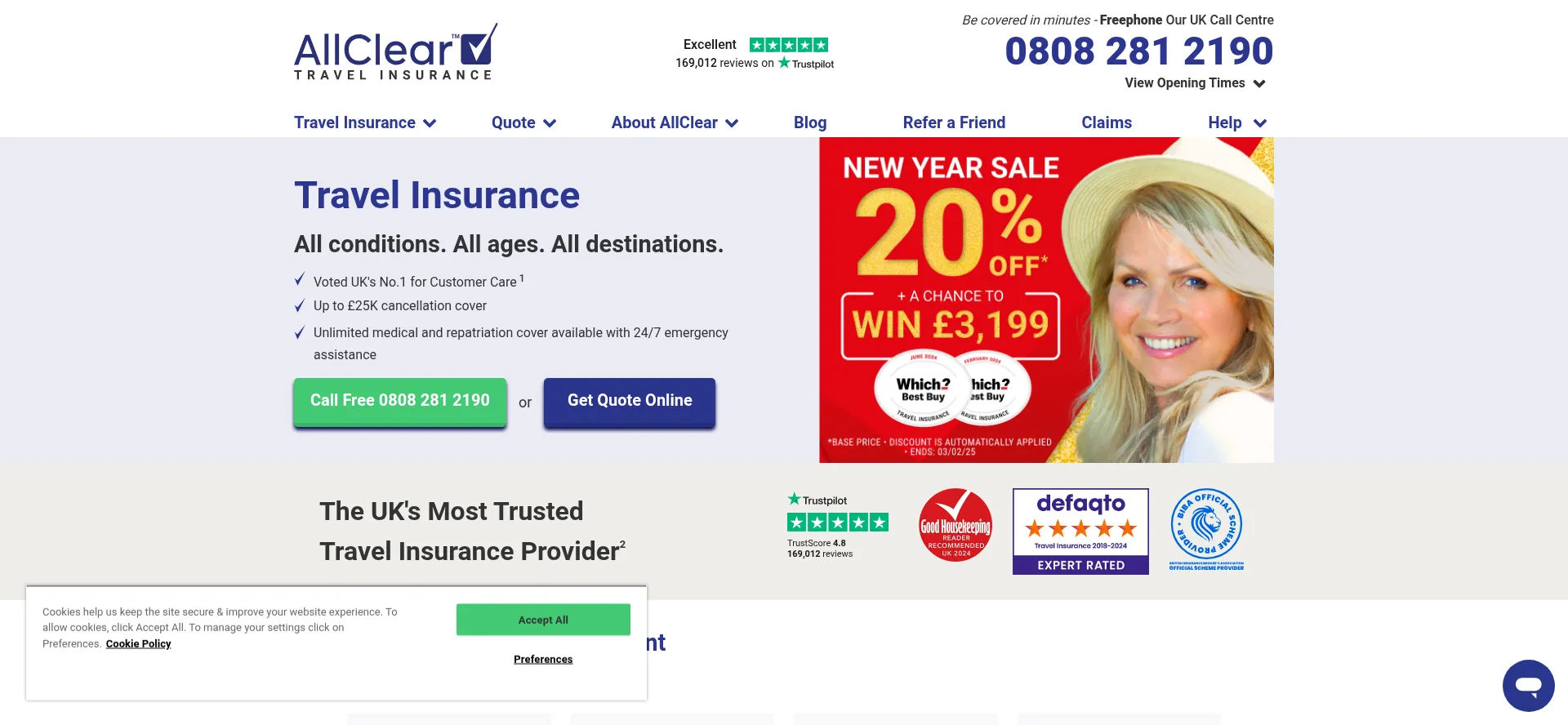 Allcleartravel.co.uk est-il Sûr et Fiable ?