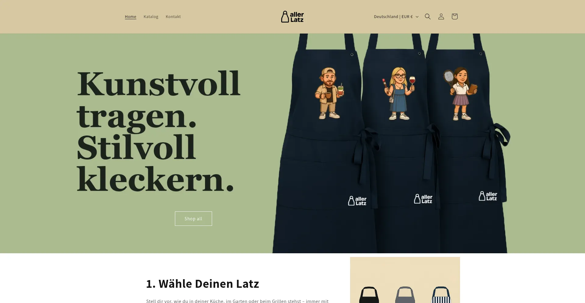 Allerlatz.myshopify.com est-il Sûr et Fiable ?
