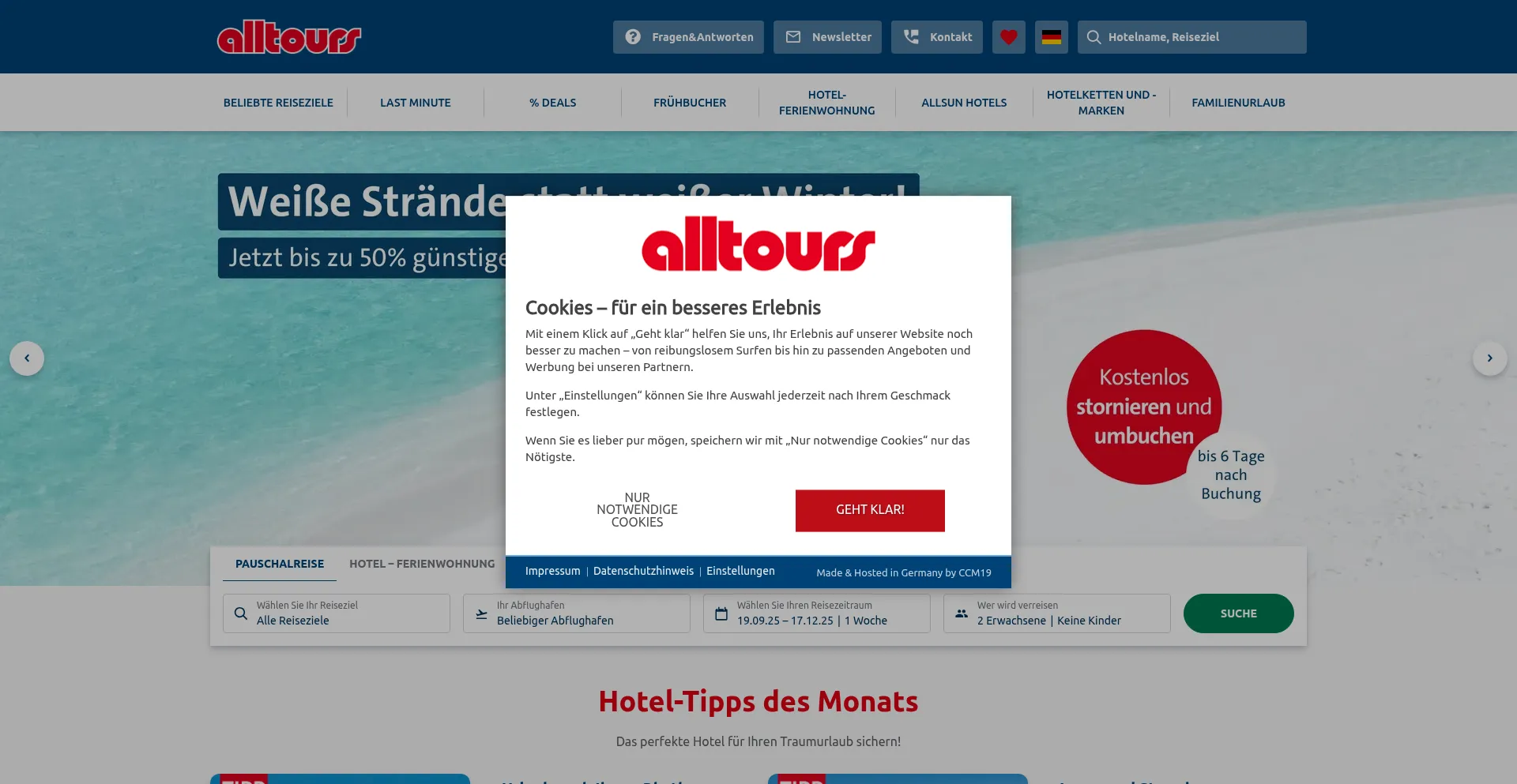 Alltours.de est-il Sûr et Fiable ?