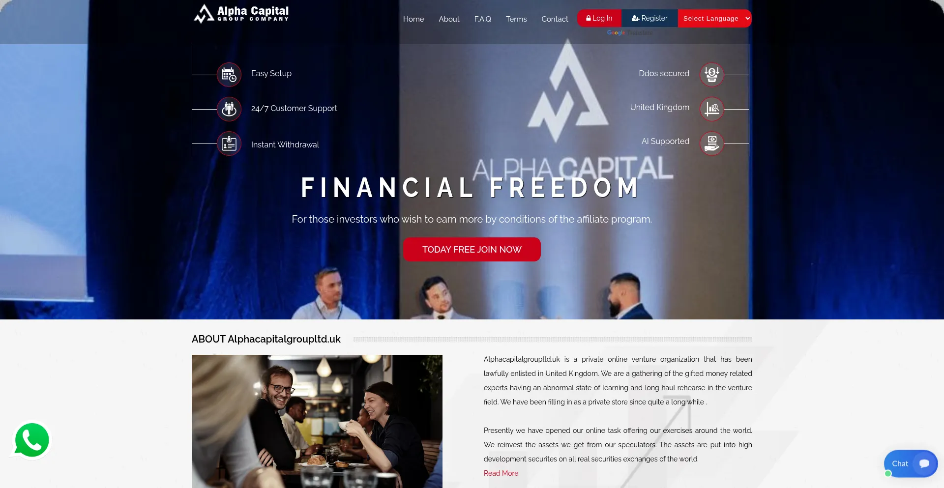 Alphacapitalgroupltd.uk est-il Sûr et Fiable ?