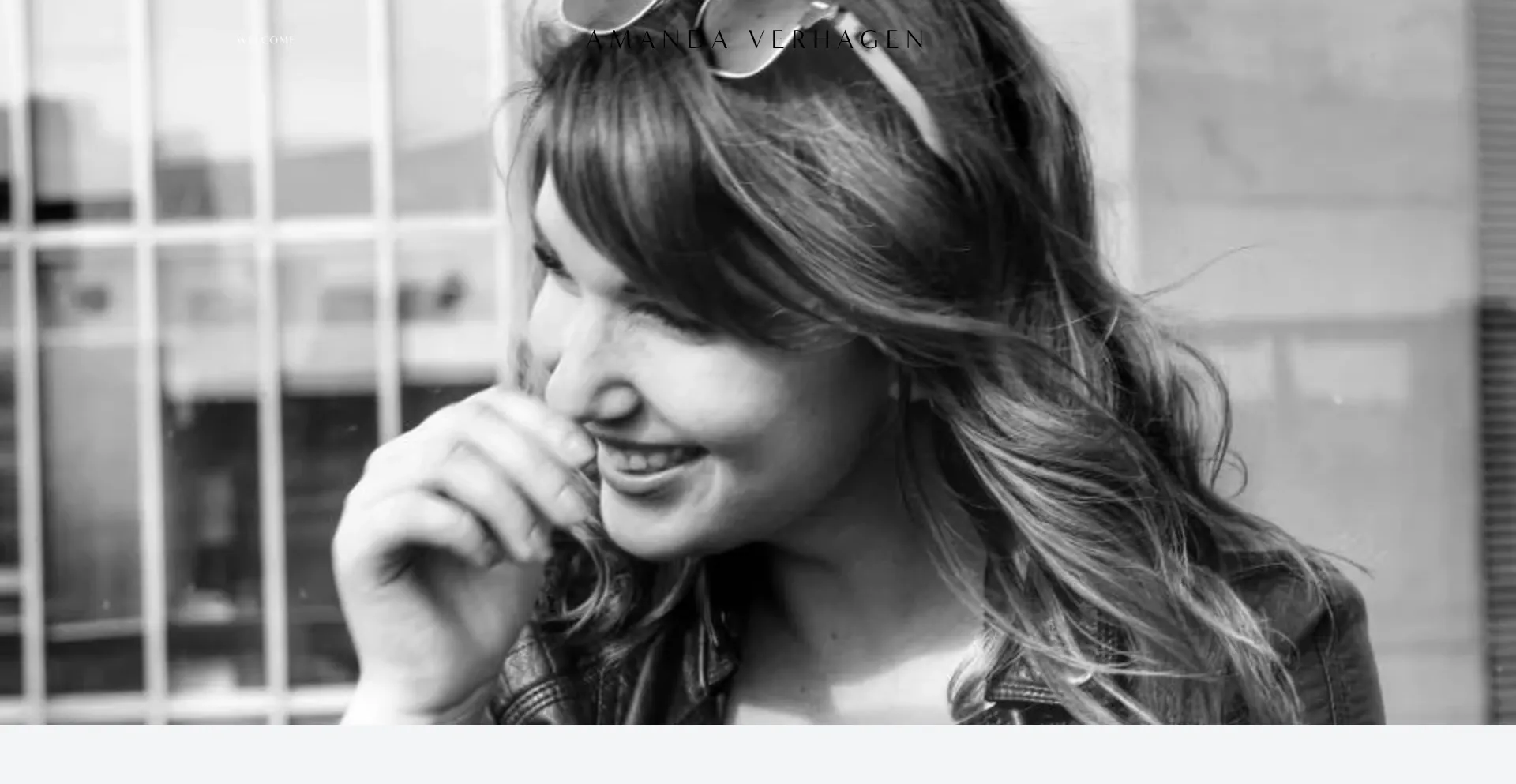 Website screenshot of Amandaverhagen.com