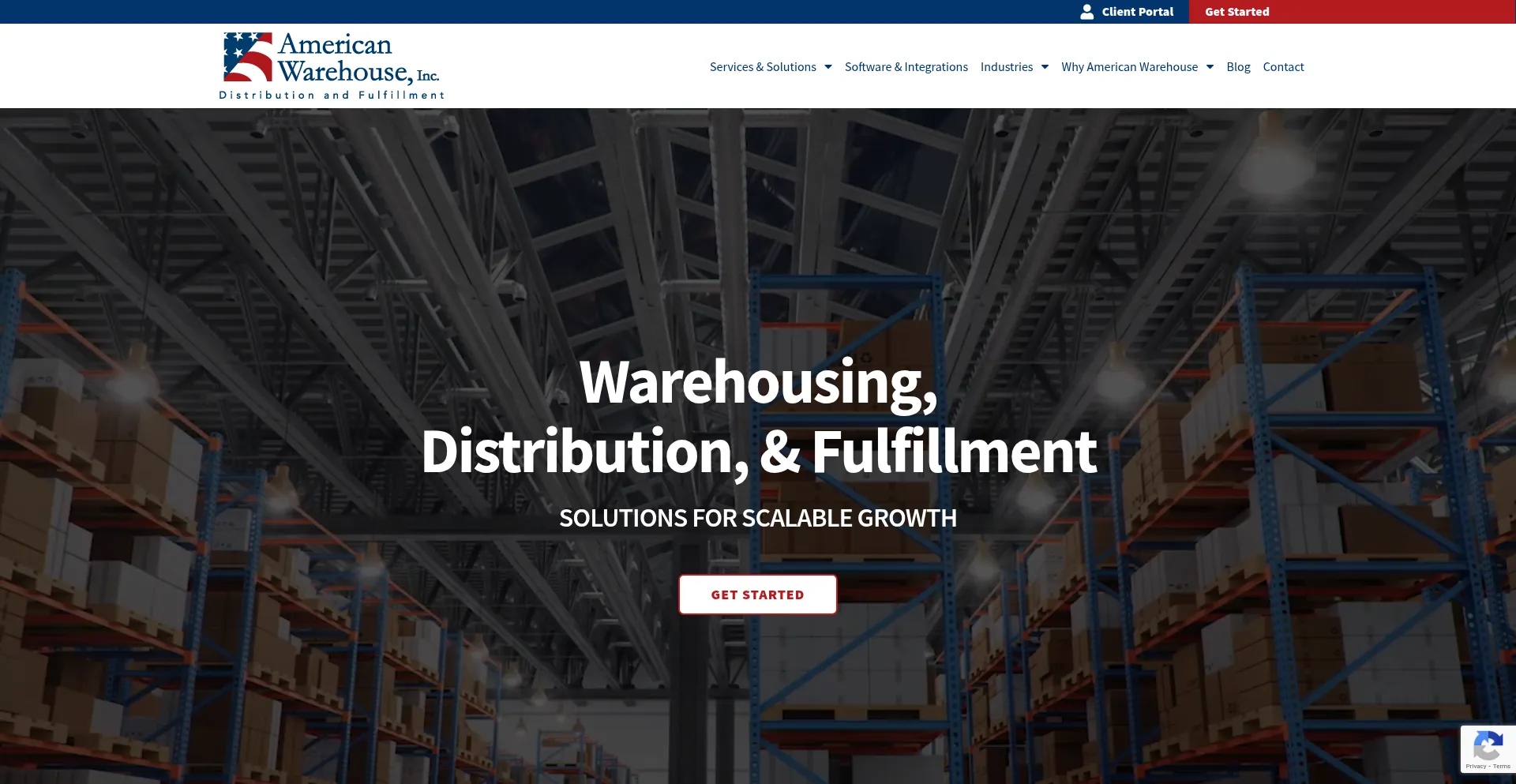 Website screenshot of Ameraware.net