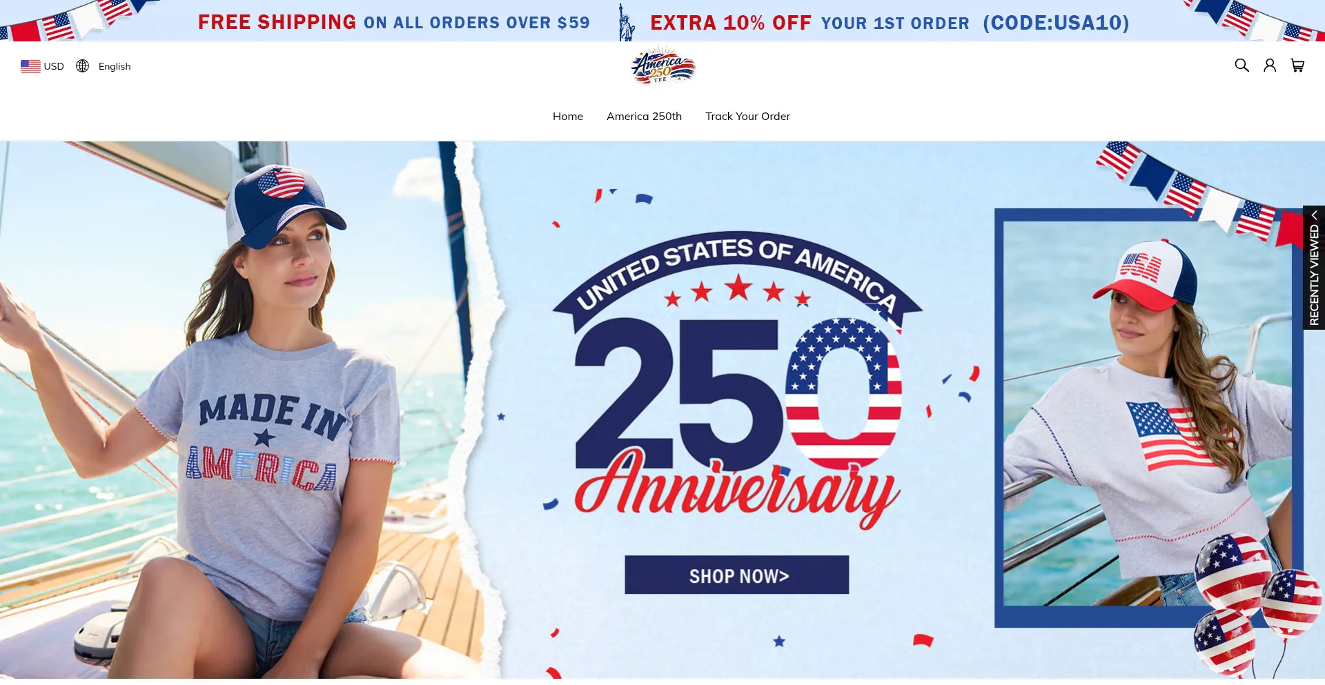 America250tee.com