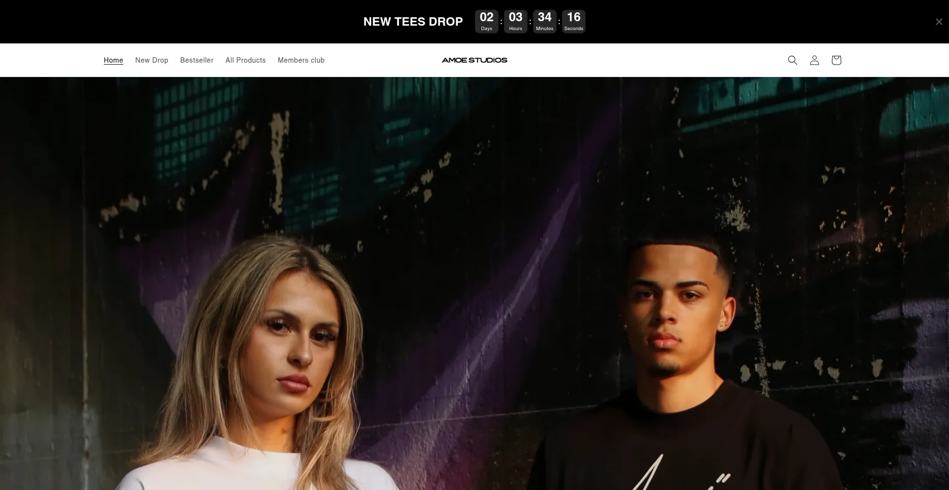 Website screenshot of Amoestudios.com