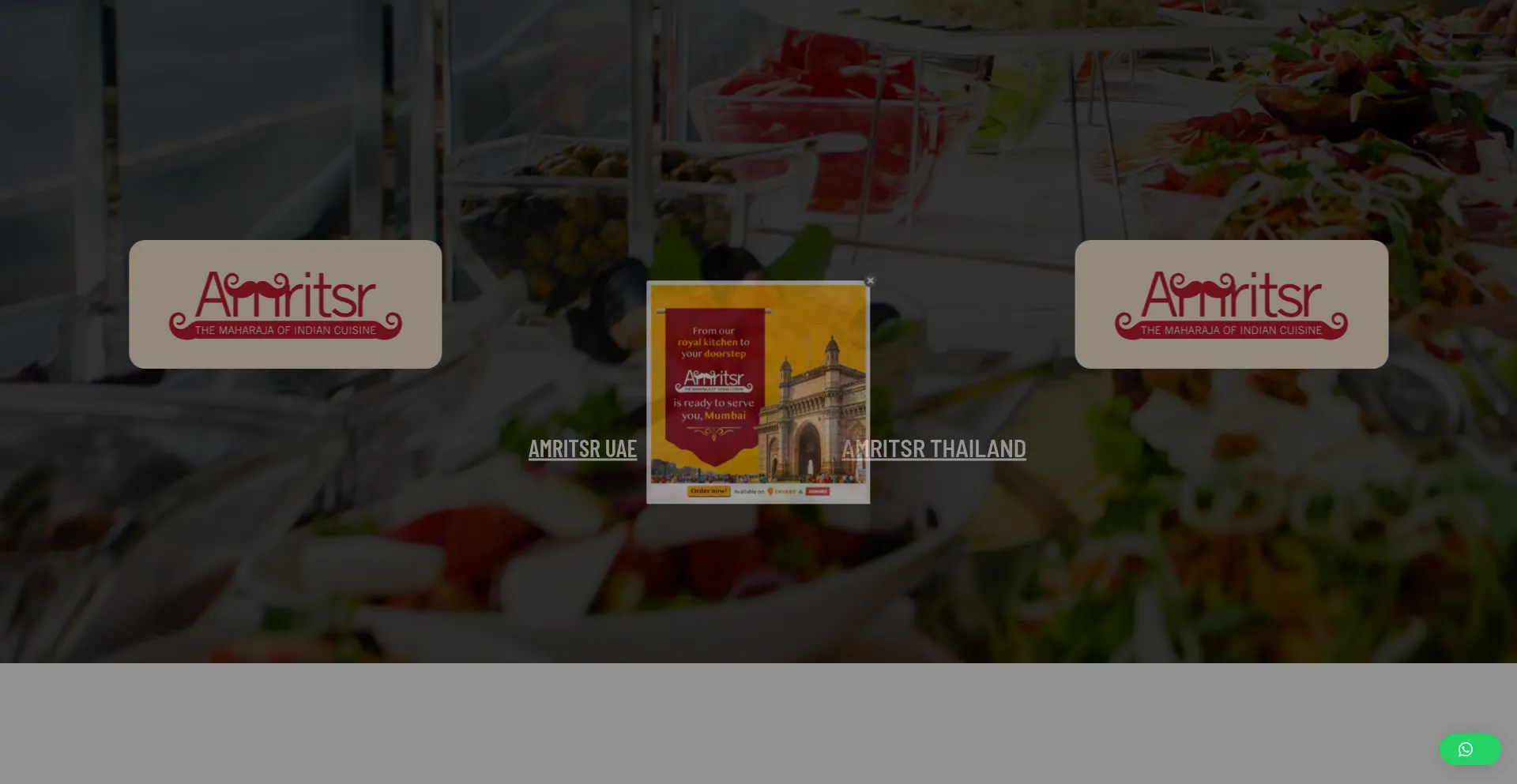 Website screenshot of Amritsruae.com