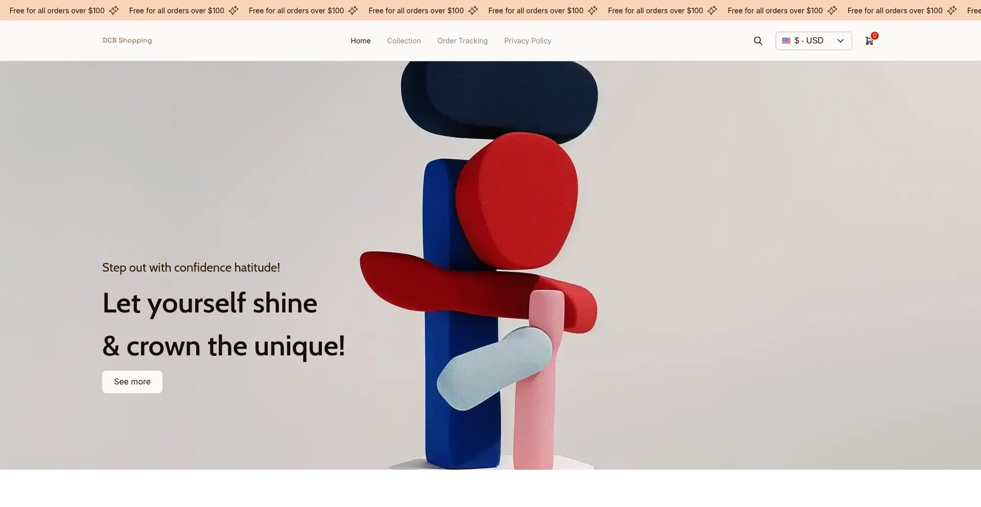 Website screenshot of Amrocz.com
