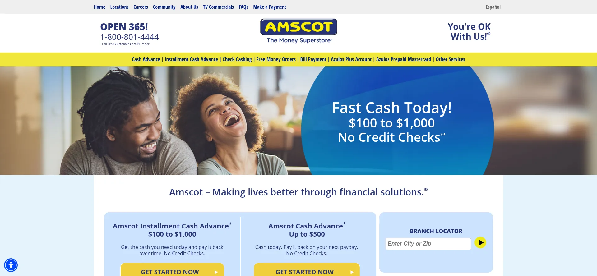 Amscot.com est-il Sûr et Fiable ?