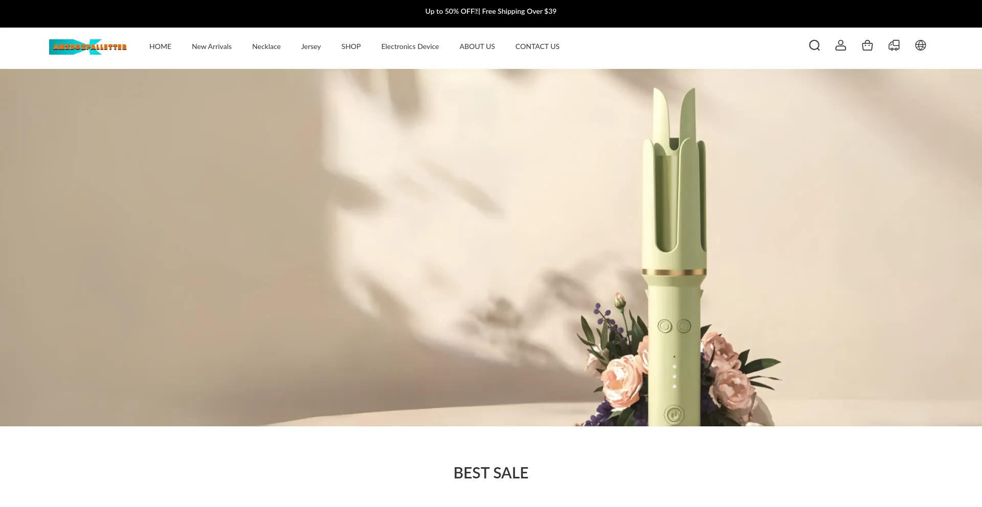 Website screenshot of Amxboxreturns.com