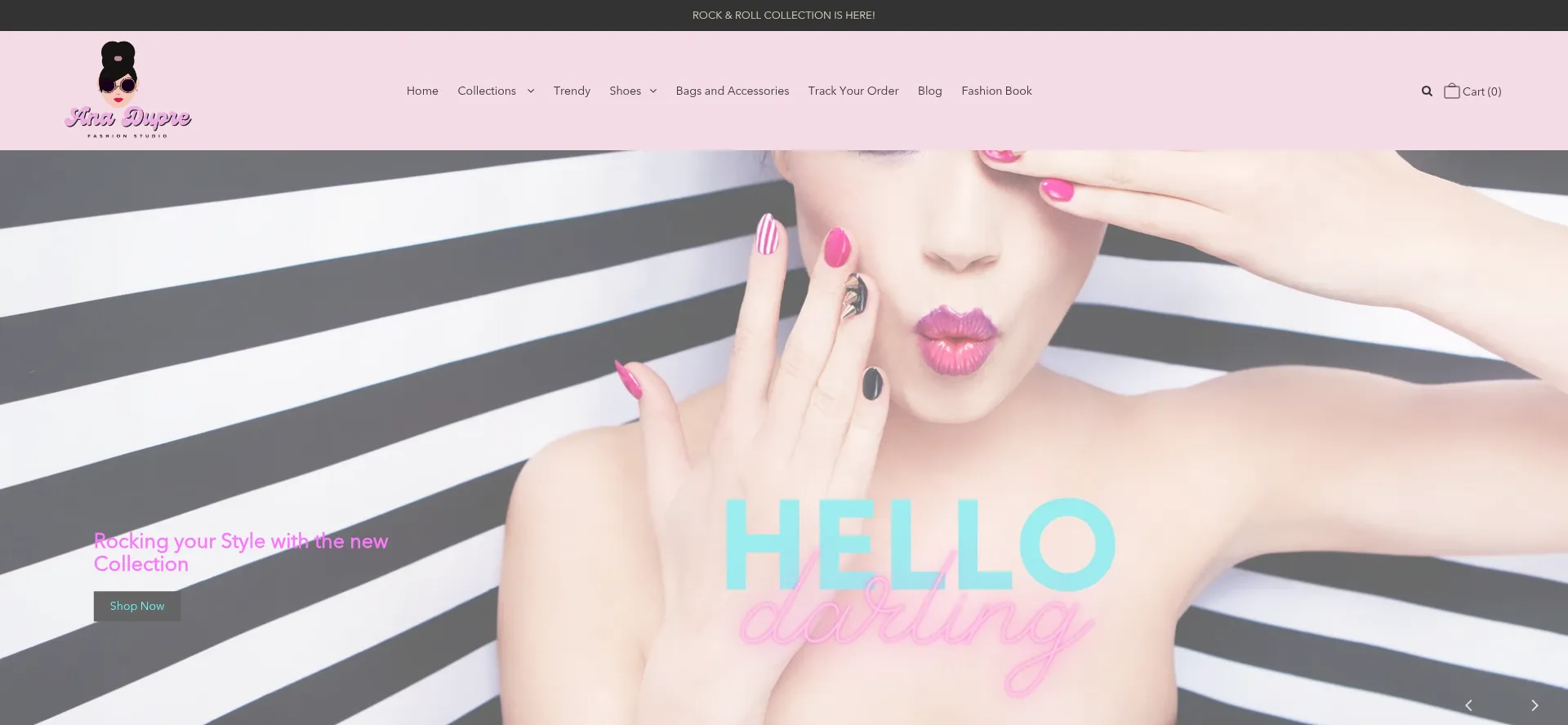 Website screenshot of Anadupre.com