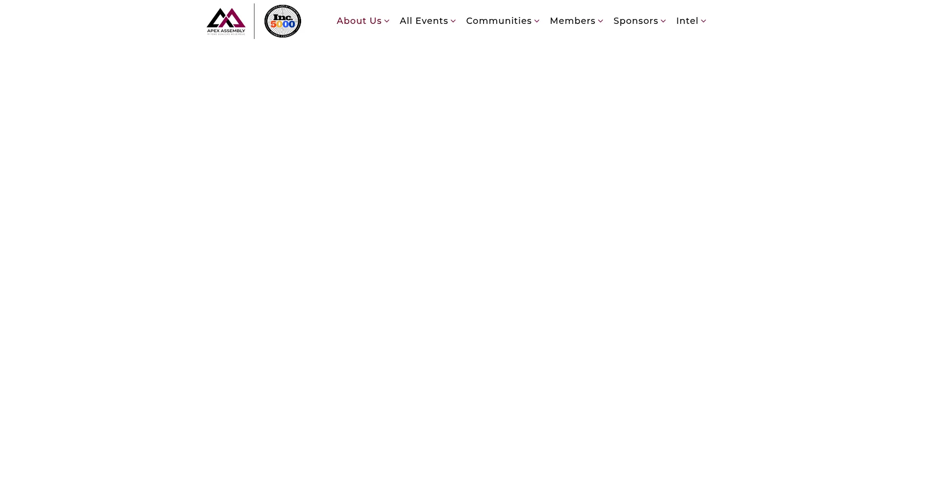 Website screenshot of Apexassembly.com