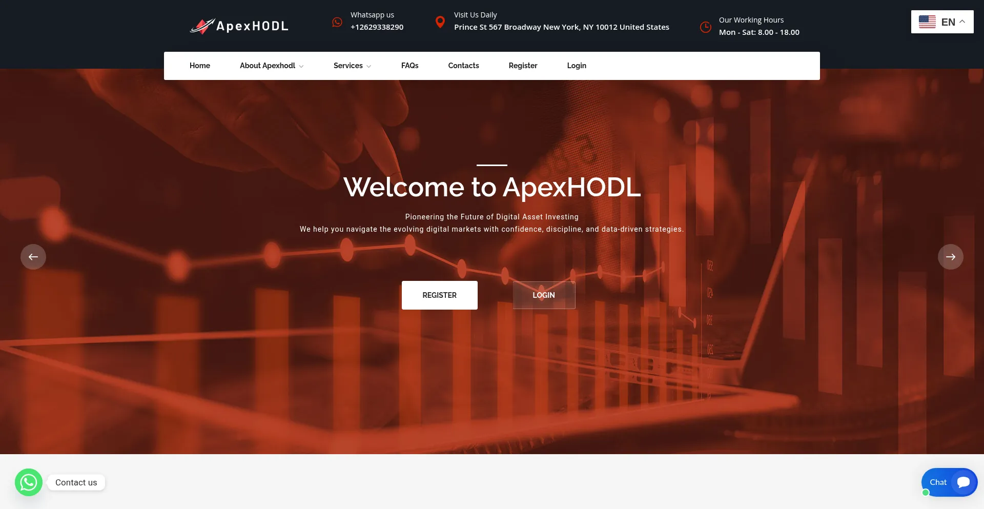 Apexhodl.com Screenshot