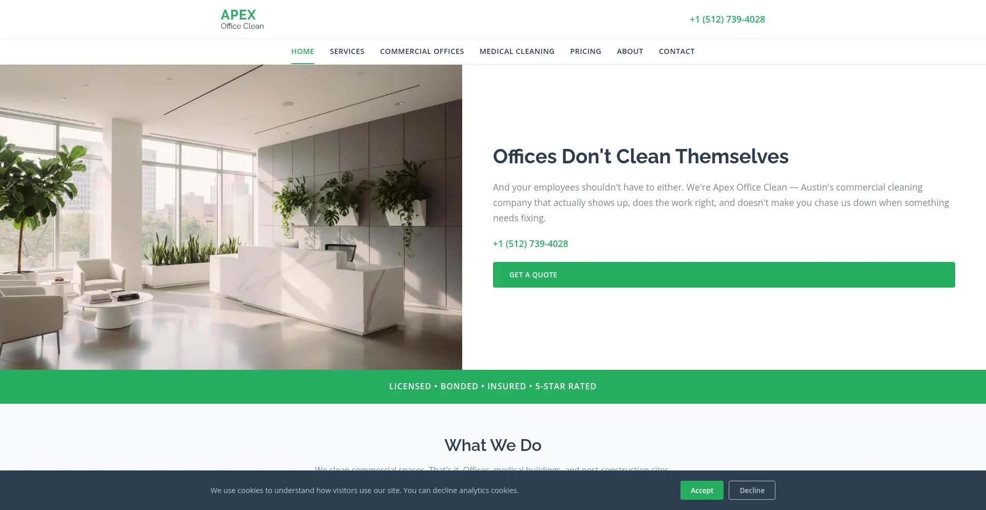 Apexofficeclean.us