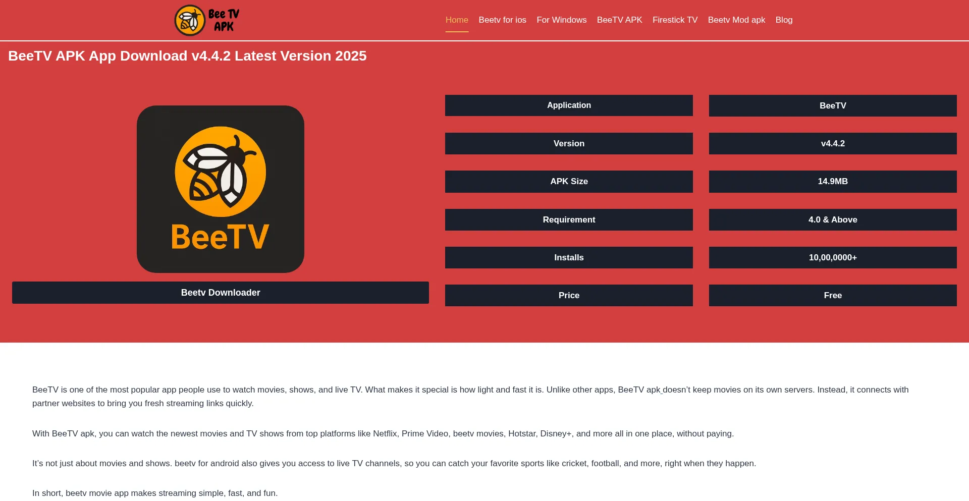 Apkbeetv.com est-il Sûr et Fiable ?