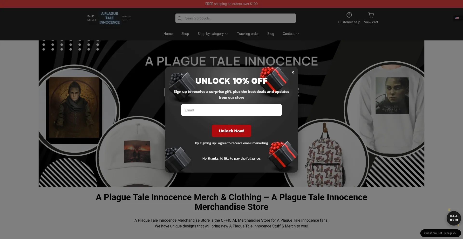 Aplaguetaleinnocence.shop