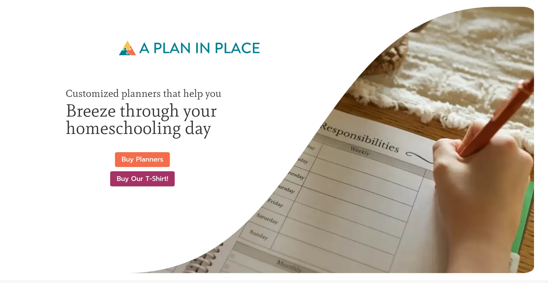 Website screenshot of Aplaninplace.net