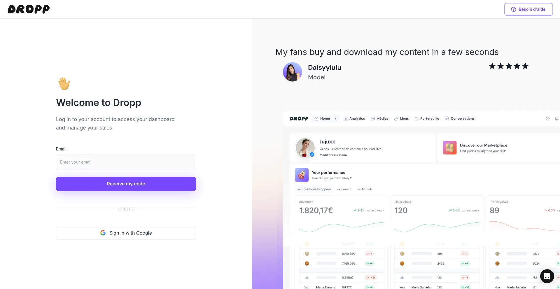 App.dropp.fans est-il Sûr et Fiable ?