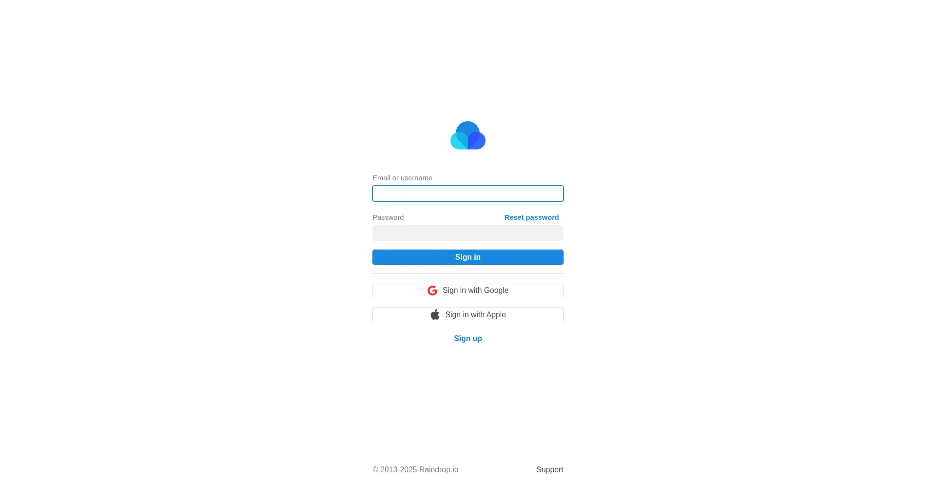 App.raindrop.io