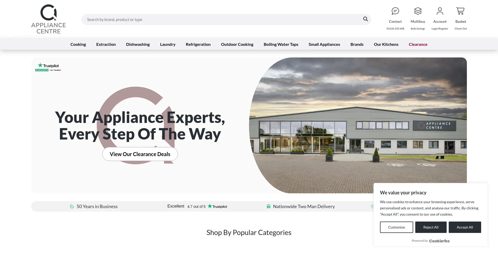 Appliancecentre.co.uk est-il Sûr et Fiable ?